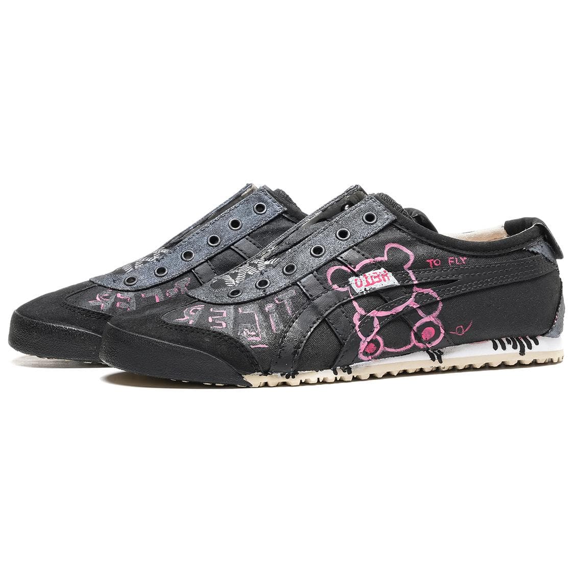 Кроссовки Onitsuka Tiger Mexico 66 Black Pink - изображение 3