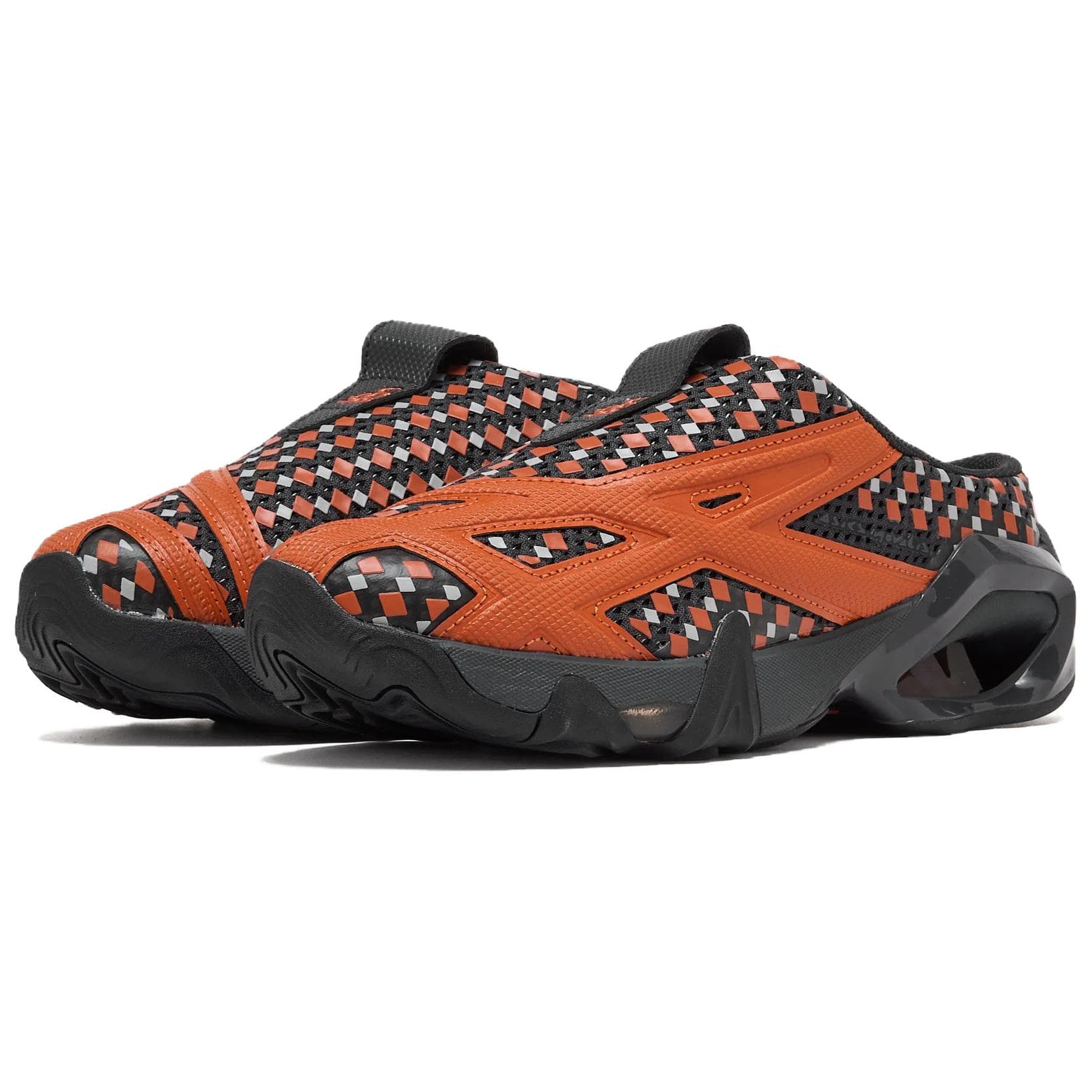 Кроссовки ASICS X Kiko Kostadinov Гель STYRAX Низкий Топ Повседневная Обувь Унисекс Черный Оранжевый - изображение 3
