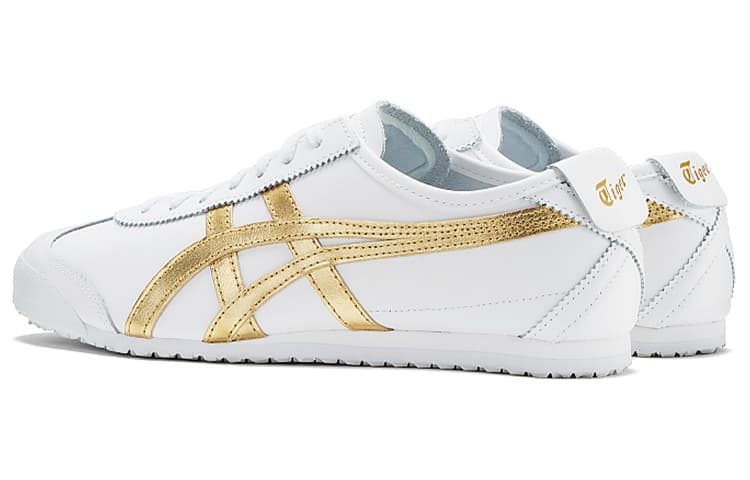 Кроссовки Onitsuka Tiger Mexico 66 Cold White Bright Gold - изображение 3