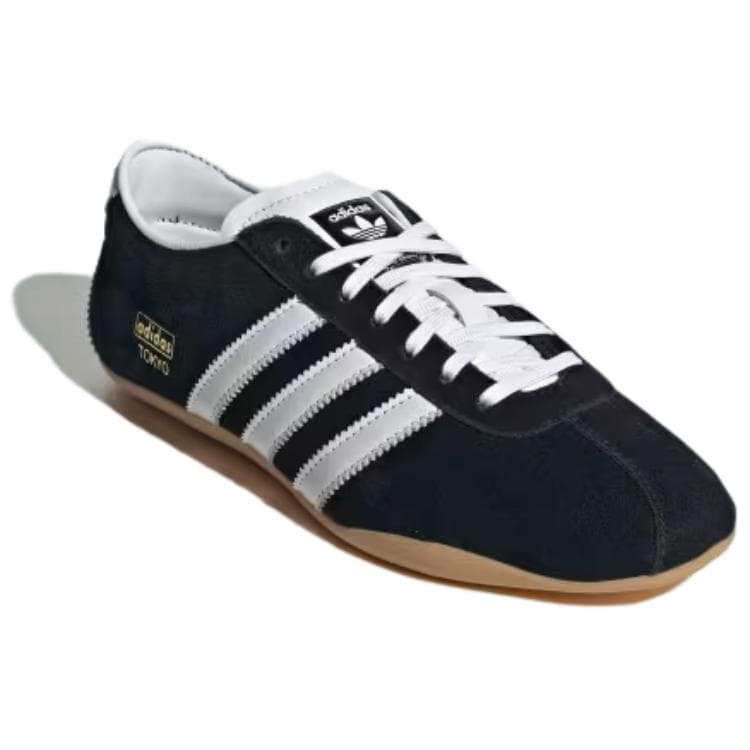 Кроссовки Adidas Originals Лоу-топы Повседневная Обувь Женская Черно-Белая - изображение 3