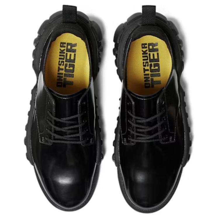 Кроссовки Onitsuka Tiger Противоскользящая устойчивая к истиранию низкий верх повседневная обувь унисекс черный - изображение 5