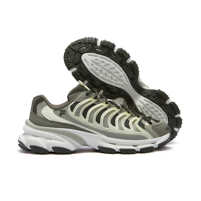 Кроссовки FILA FUSION BRACKET Starship Shoes Низкий Топ Повседневная Обувь Мужская Зеленая - изображение 5