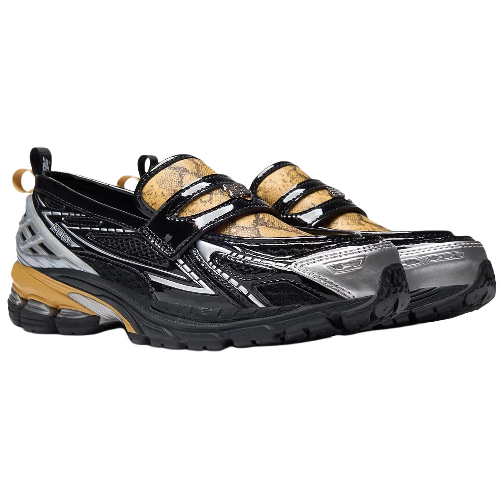 Кроссовки GANNI x New Balance 1906L Low Топ Лоферы Унисекс Черный Коричневый - изображение 3