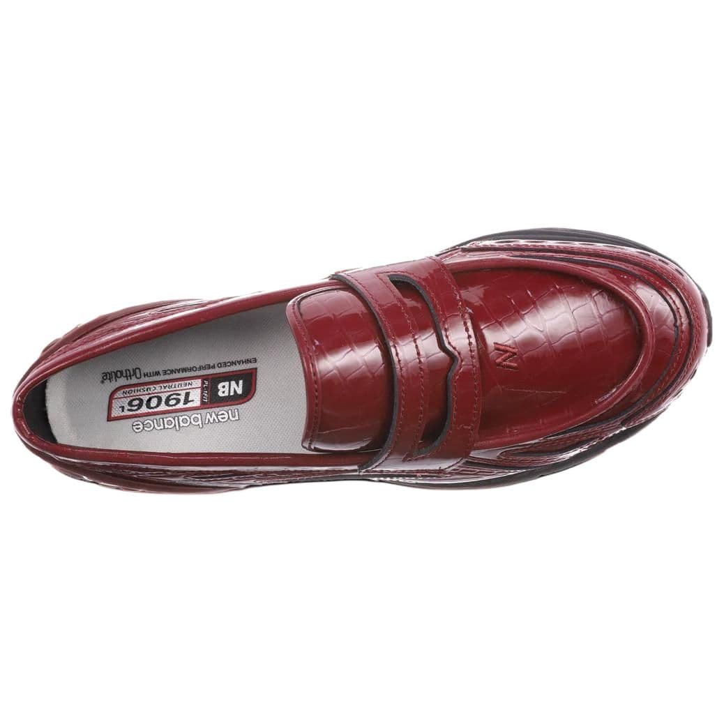 Кроссовки New Balance 1906L Low Top Loafers Унисекс Темно-бордовый - изображение 4