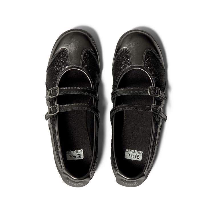 Кроссовки Onitsuka Tiger MEXICO 66 TGRS Низкий Топ Повседневная Обувь Женская Черная Серый - изображение 6