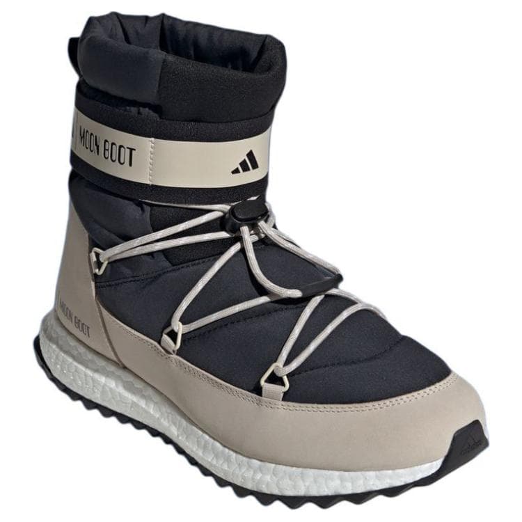 Кроссовки NASA x Adidas Moonboots противоскользящие устойчивые к истиранию высокие повседневные кроссовки унисекс черные - изображение 3