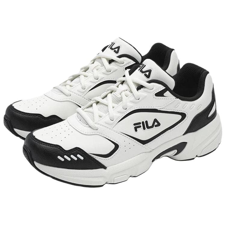 Кроссовки FILA DECIMUS Удобная Износостойкая Низкий Топ Повседневная Обувь Женская Снег Черный - изображение 3