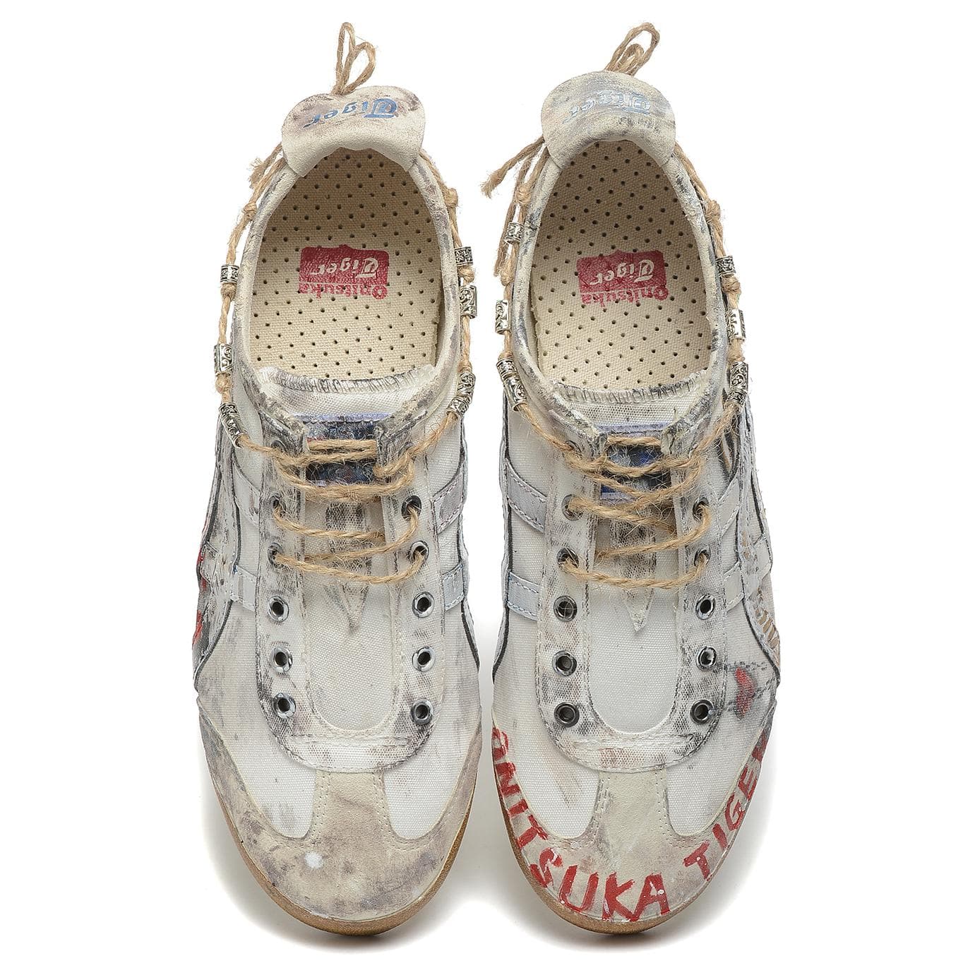 Кроссовки Onitsuka Tiger Mexico 66 White Blue - изображение 4