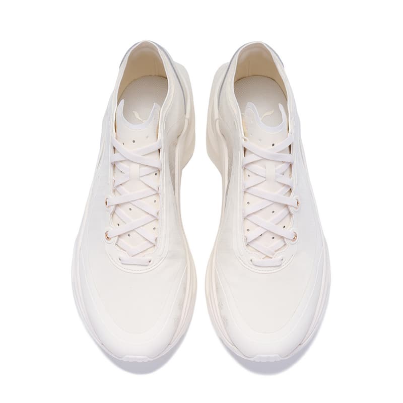 Кроссовки LI-NING 1990 Classic Series Shadow Lightweight Durable Low-Top Casual Shoes Womens Ecru - изображение 3