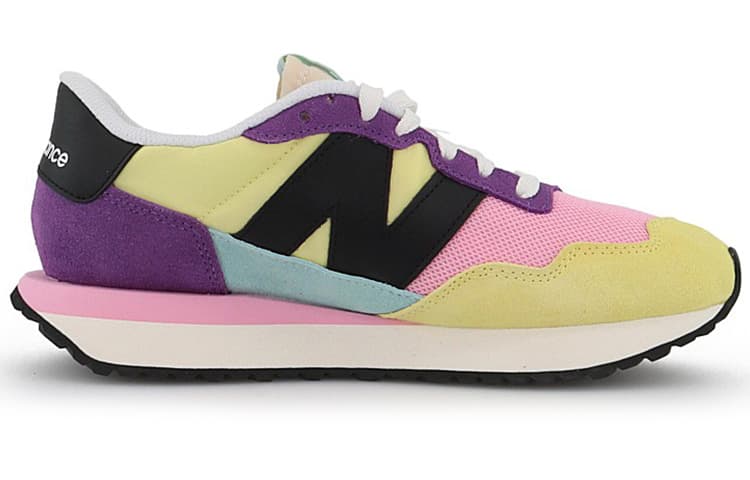 Кроссовки New Balance 237 Yellow Purple Pink - изображение 2