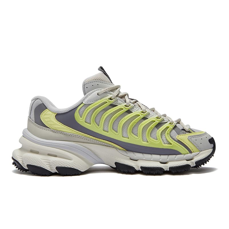 Кроссовки FILA FUSION BRACKET Starship Shoes Синтетическая кожа текстиль Низкий верх Повседневная обувь Женская Серый Зеленый - изображение 2