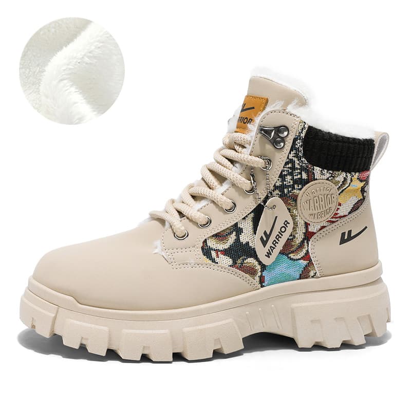 Ботинки Warrior Martin Boots Beige Black - изображение 2