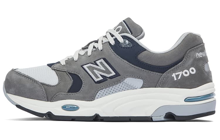 Кроссовки New Balance Кожа Искусственная замша Удобная Амортизация Износостойкий Низкий Топ Повседневная Обувь Мужская Серый - изображение 1