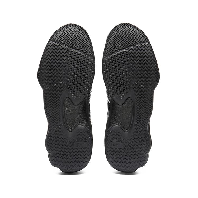 Кроссовки Onitsuka Tiger Tigcourt Мода Амортизация Устойчивость к истиранию MID Топ Повседневная обувь Унисекс Черный - изображение 7