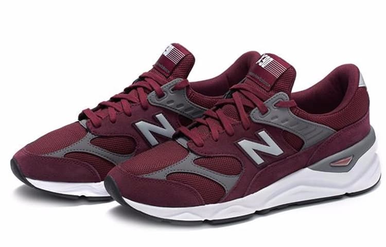 Кроссовки New Balance X-90 Burgundy - изображение 2