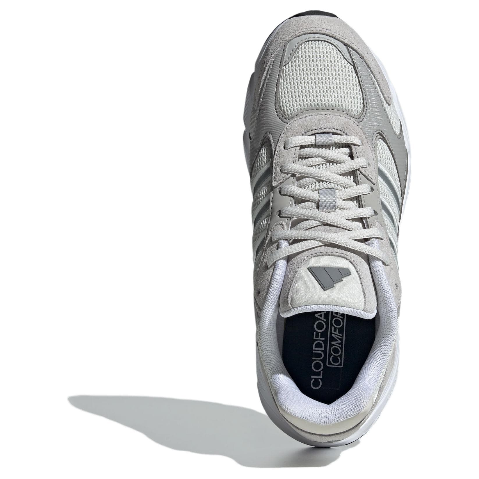 Кроссовки Adidas CRAZYCHAOS 2000 противоскользящие устойчивые к истиранию увеличивающие высоту низкие с подошвой женские серые - изображение 4