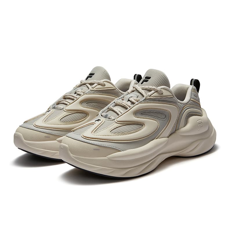 Кроссовки FILA FUSION BUZZARD Meteorite Shoes визуально увеличивает рост Низкий Топ Повседневная обувь Мужская Серый - изображение 2