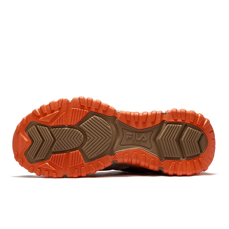 Кроссовки FILA FUSION FREEROAM Wander Shoes Дышащий Легкий Низкий Верх Повседневная Обувь Мужская Молочно-Белая - изображение 8