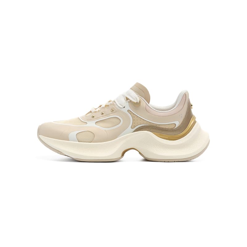 Кроссовки LI-NING 1990 Classic Series Универсальный удобный спортивный Износостойкий Легкий Лоу-топы Повседневный Простой хаки Женский - изображение 1