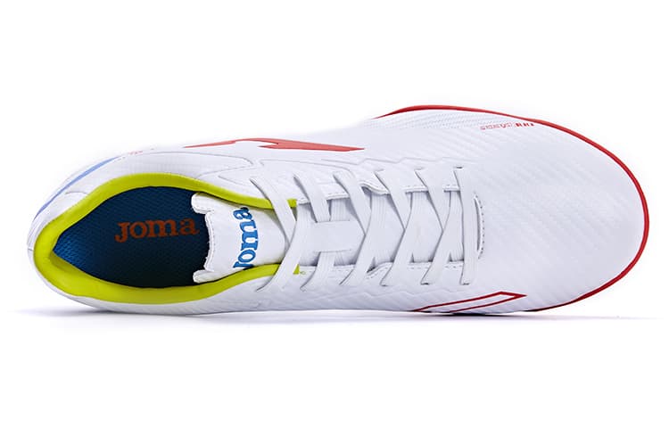 Кроссовки для футбола Joma tf Шипы Противоскользящие Износостойкие Противоскользящие Износостойкие Футбольные бутсы Мужские Белый Красный - изображение 4