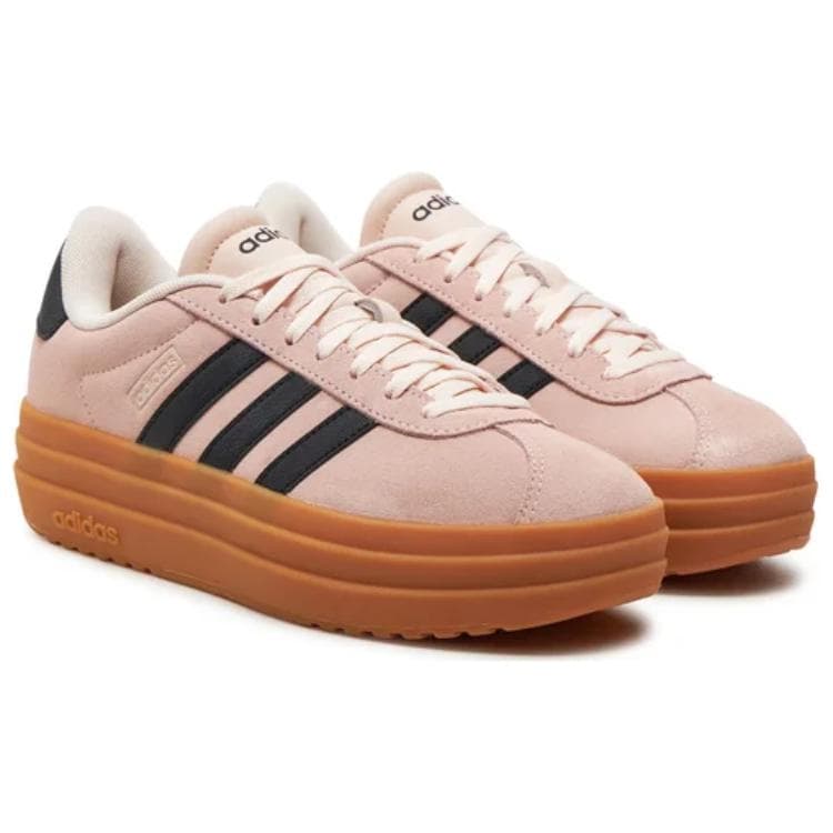Кроссовки adidas Vl Court Pink Brown - изображение 3