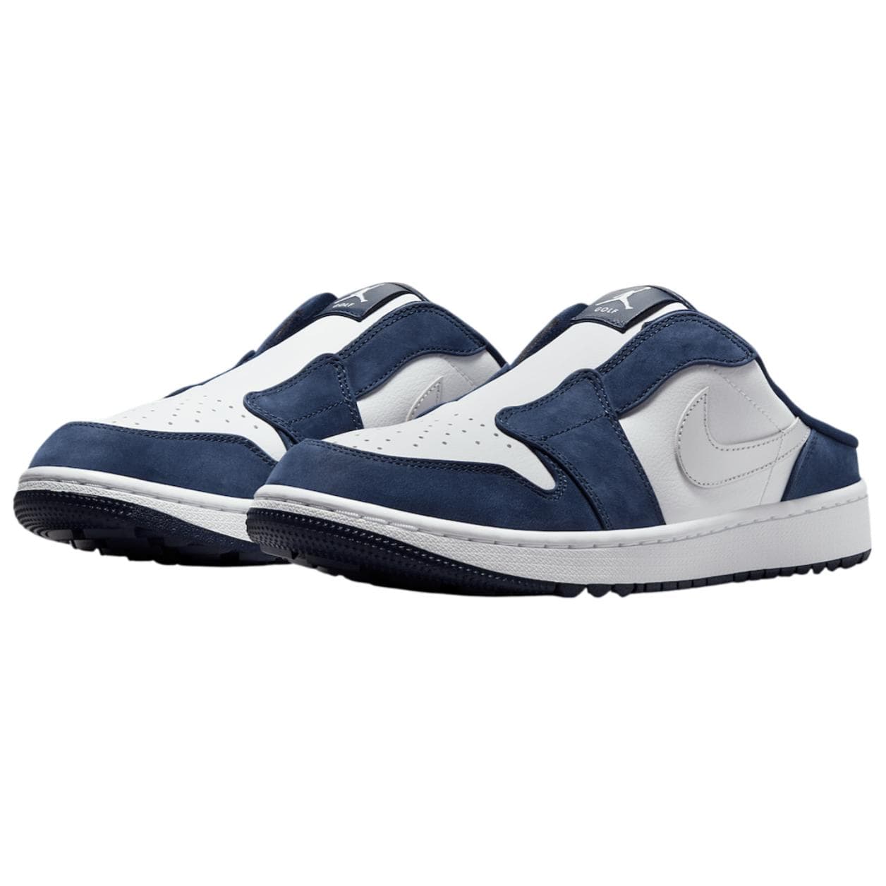 Кроссовки Jordan Air Jordan 1 Кожа Дышащий Low Топ Повседневная обувь Мужской Белый и синий цвет - изображение 3
