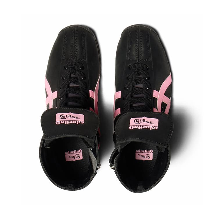 Кроссовки Onitsuka Tiger MEXICO 66 Высокие повседневные кроссовки унисекс черные розовые - изображение 5