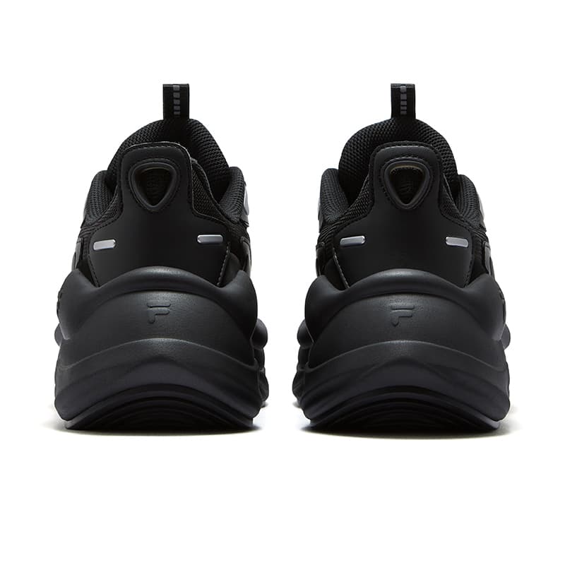 Кроссовки FILA FUSION BUZZARD Meteorite Shoes Текстиль Синтетическая кожа Увеличение высоты Повседневная обувь Женская Черный - изображение 5