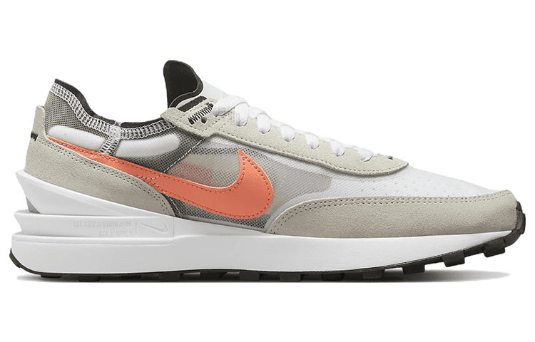 Кроссовки Nike Waffle One White Grey Orange - изображение 2