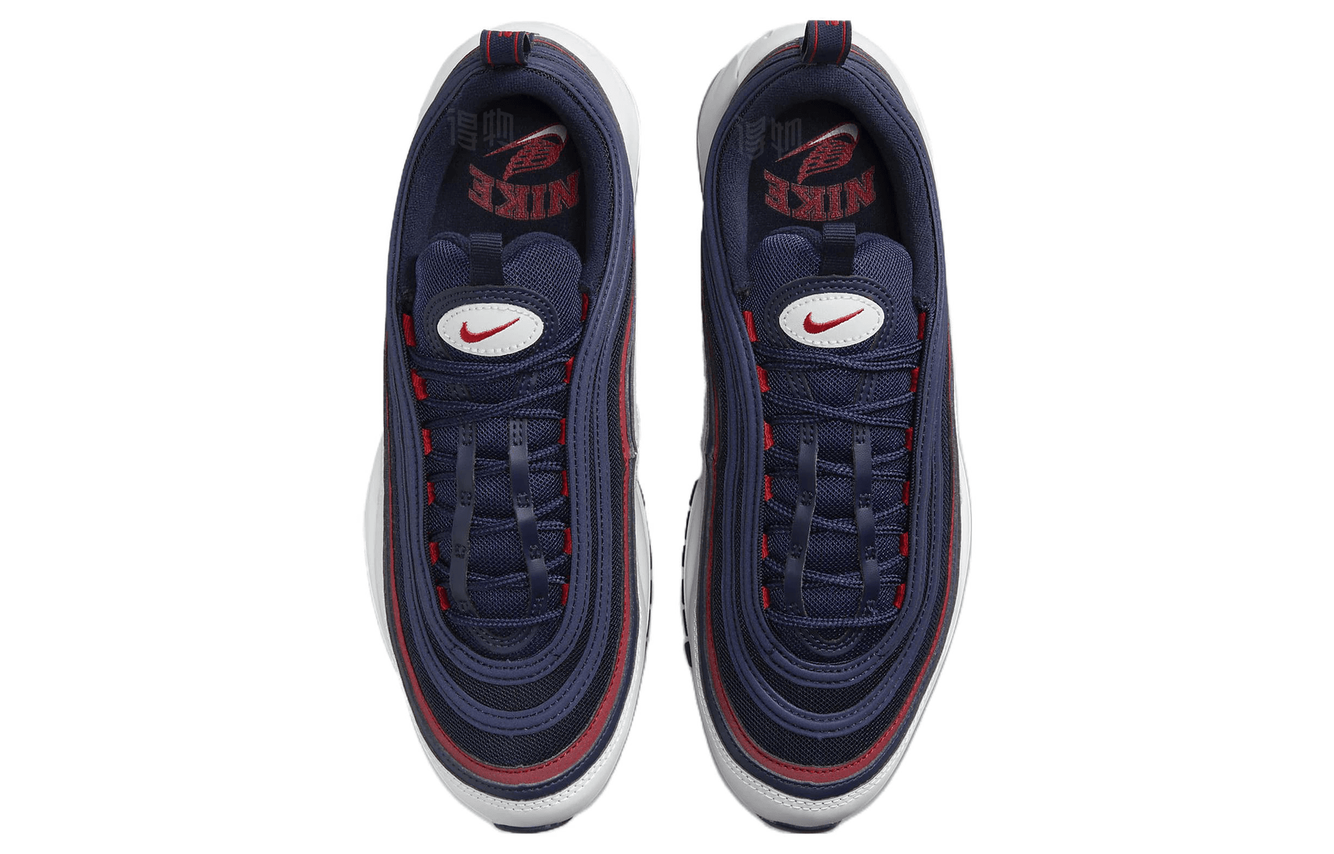 Кроссовки Nike Air Max 97 White Blue Red - изображение 4