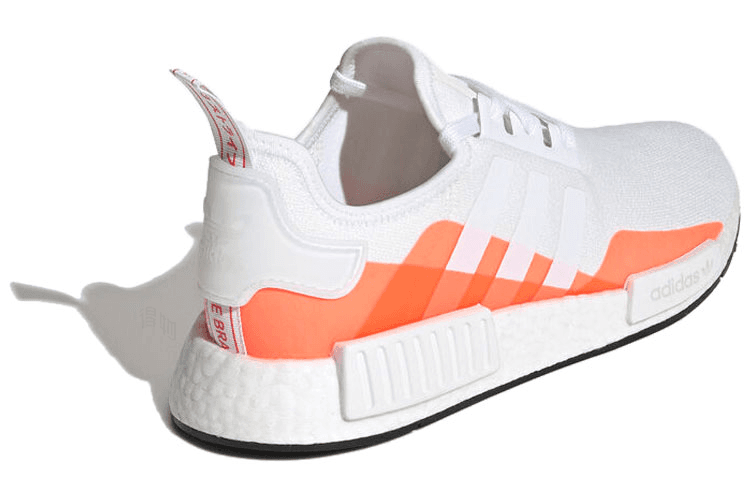 Кроссовки adidas NMD_R1 White Orange - изображение 3