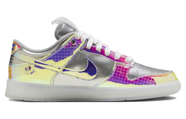 Кроссовки Nike Dunk Low "Hyperflat" Silver — фото 2