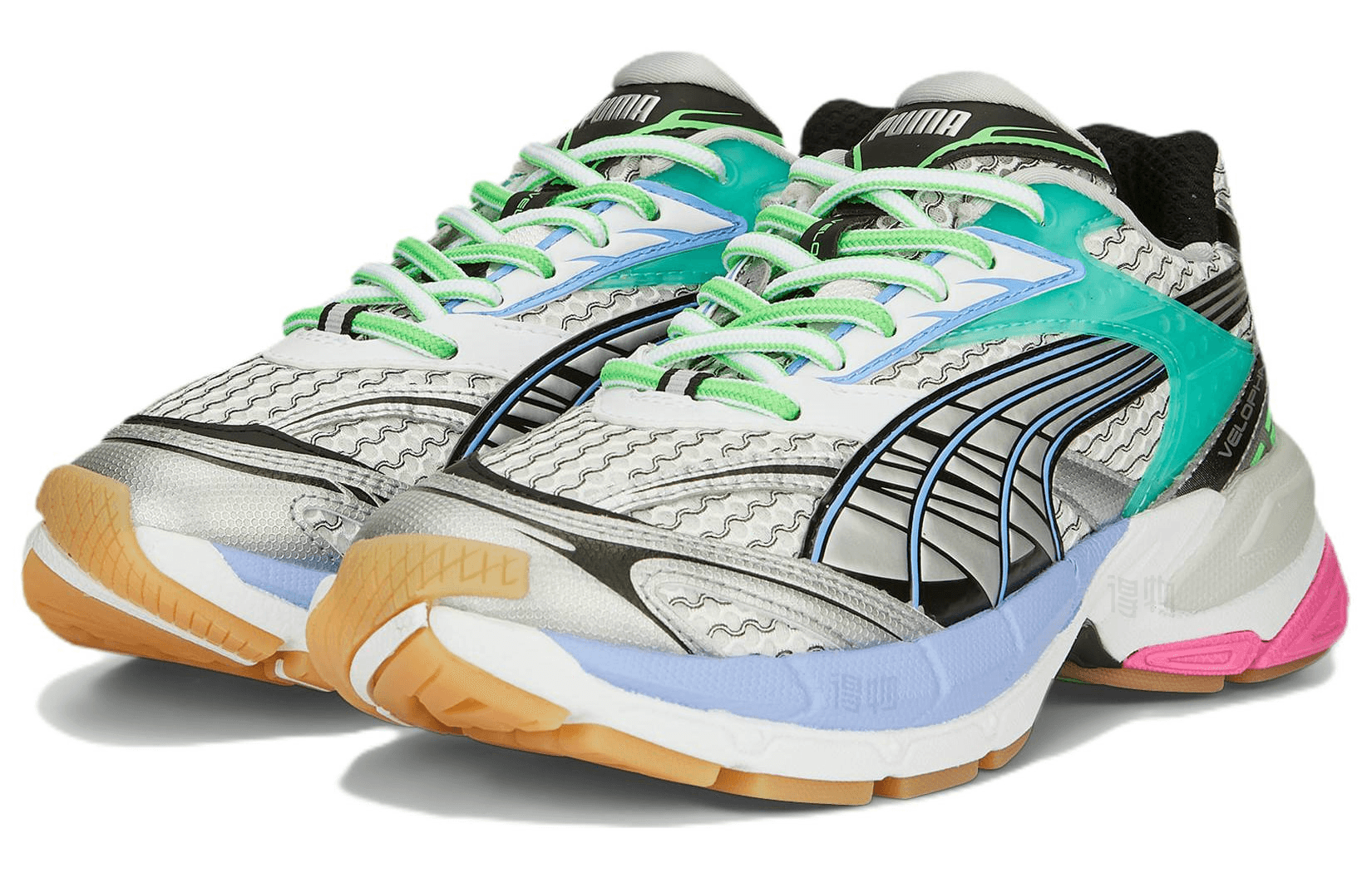 Кроссовки PUMA Velophasis Phased Silver White Pink - изображение 3