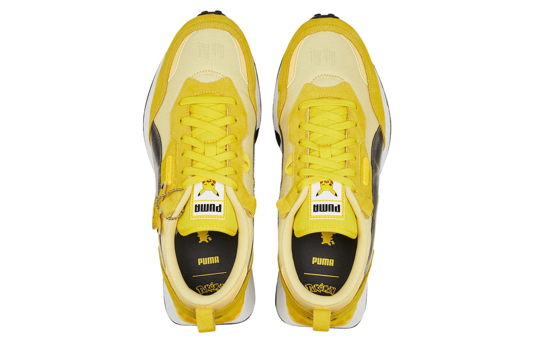 Кроссовки Pokémon x PUMA Rider FV "Pikachu" Yellow Black - изображение 3