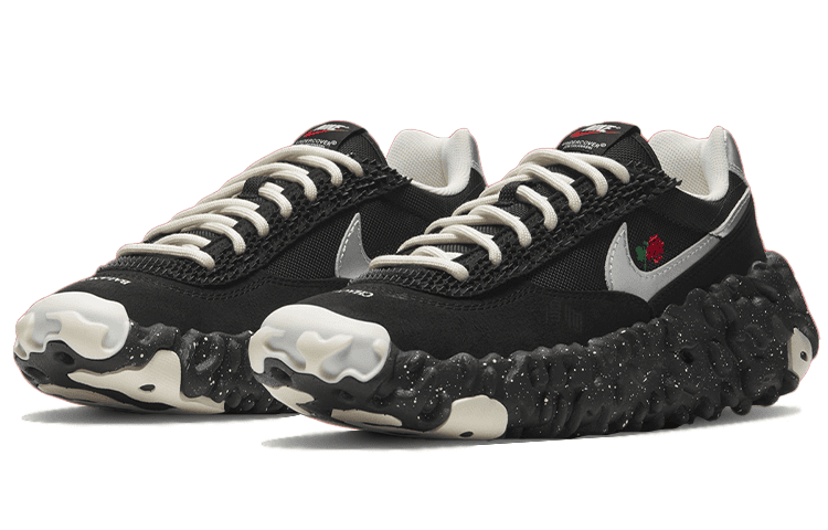 Кроссовки Nike OverBreak Black Embroidered Rose - изображение 3