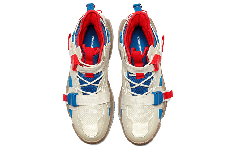 Кроссовки 361° Fashion Mid Sneakers White Blue - изображение 2
