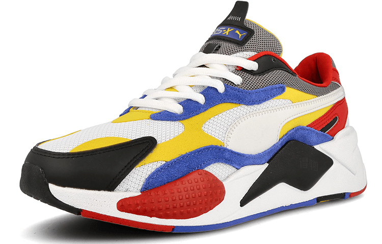 Кроссовки PUMA RS-X Puzzle Yellow Blue - изображение 3