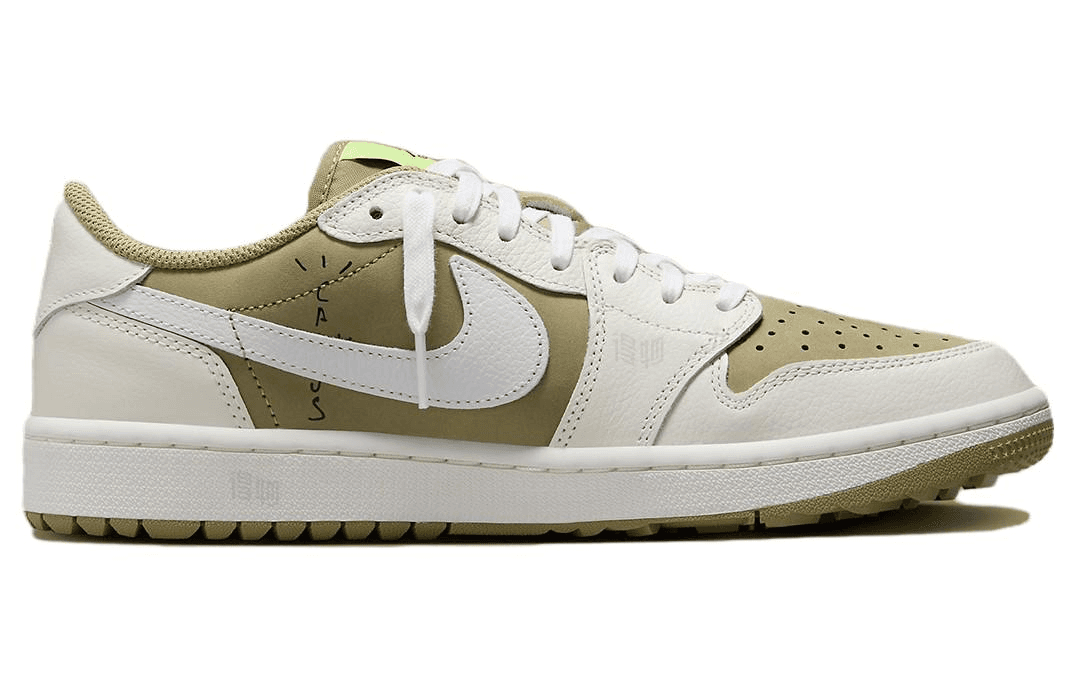 Кроссовки Travis Scott x Air Jordan 1 Low Golf Brown White - изображение 2