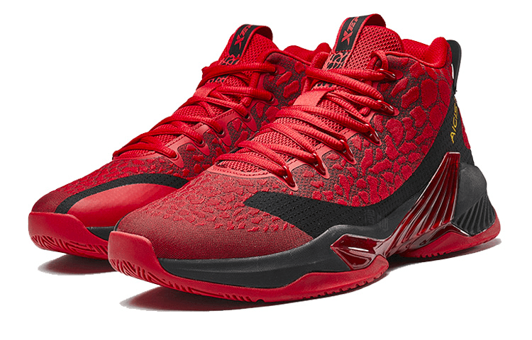 Кроссовки Xtep Mid-Top Sneakers Red Black - изображение 2