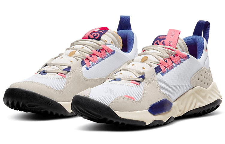 Кроссовки Jordan Delta Low White Pink Blue - изображение 3
