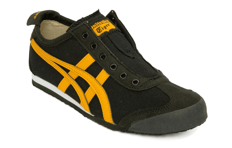 Кроссовки Onitsuka Tiger Mexico 66 Slip-On Black Yellow - изображение 3