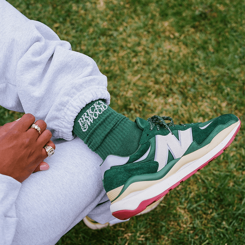 Кроссовки Bricks & Wood x New Balance 5740 Forest Green - изображение 5
