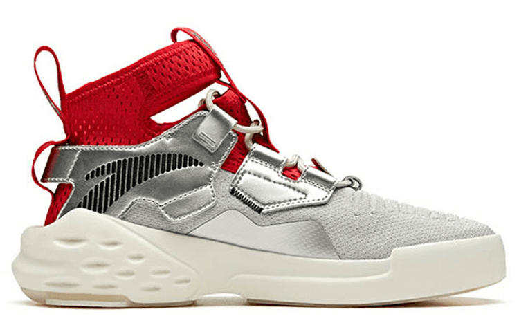 Кроссовки Coca-Cola x Anta High Top White Grey Red - изображение 2