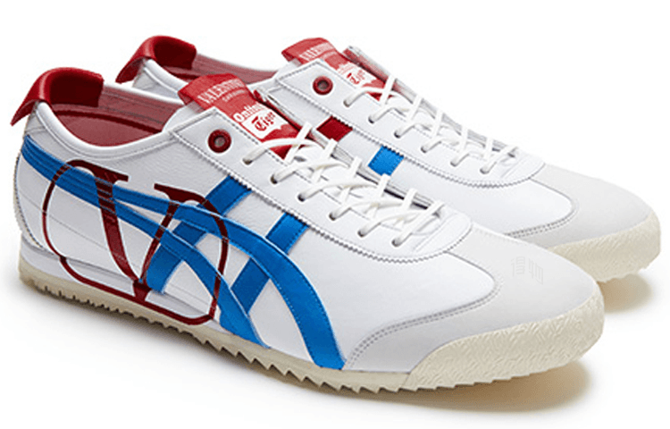 Кроссовки Valentino x Onitsuka Tiger Mexico 66 White Blue - изображение 4