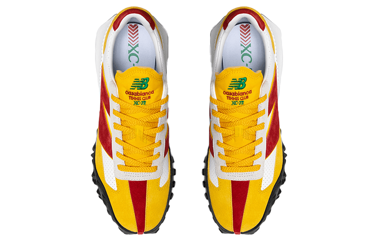Кроссовки CASABLANCA x New Balance XC-72 White Yellow Red - изображение 5