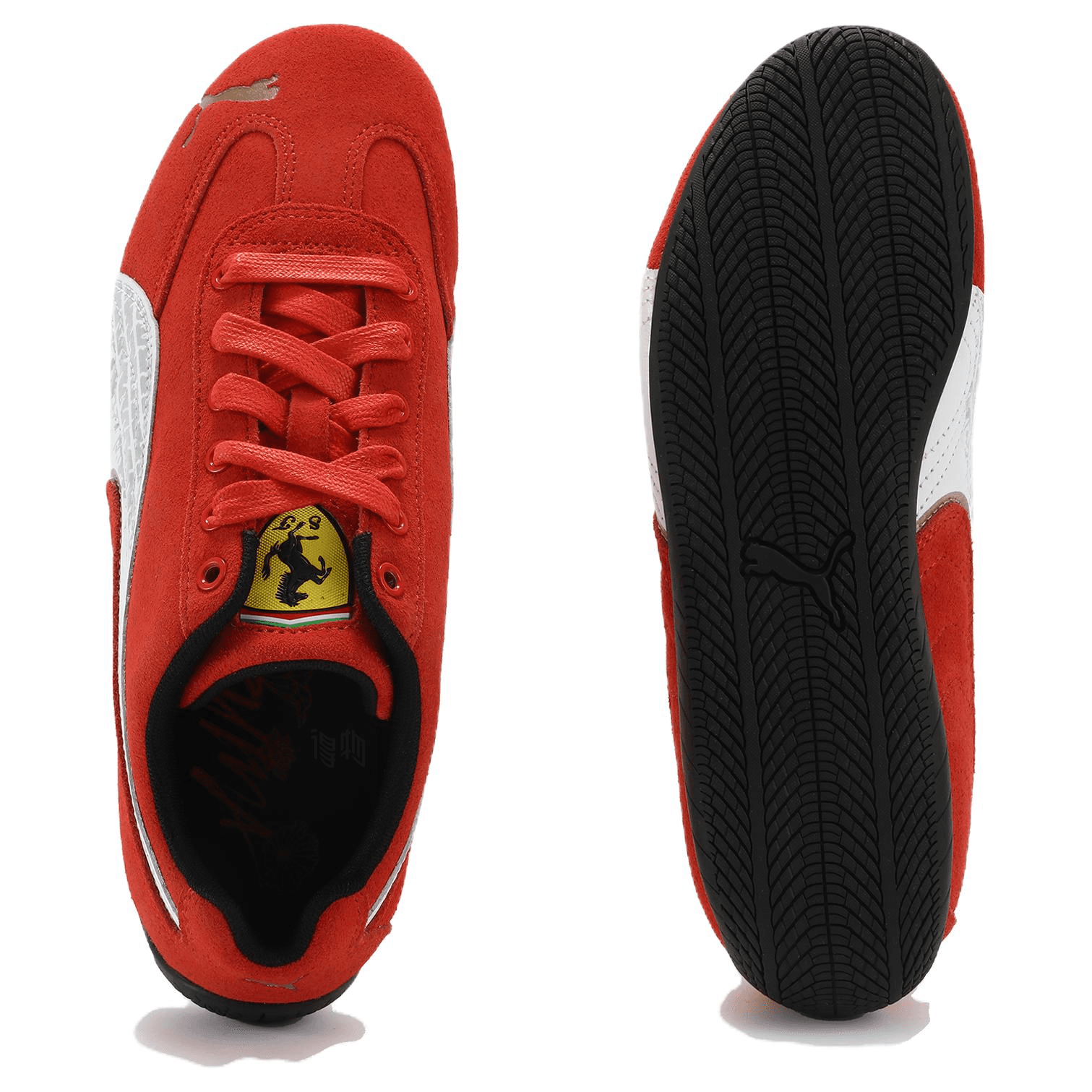 Кроссовки Ferrari x PUMA Speedcat Red White - изображение 7