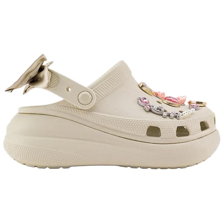 Сабо Crocs FLOATING Dream Flower Shadow Cream Верхняя одежда Дышащая обувь Сабо Резина Женские Бежевый - изображение 2