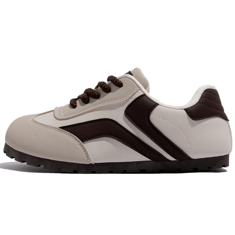 Кроссовки TUOPIN Pai Shoes Осенние и зимние с флисовой подкладкой низкие в стиле немецкой армейской обуви женские белые и черные - изображение 11