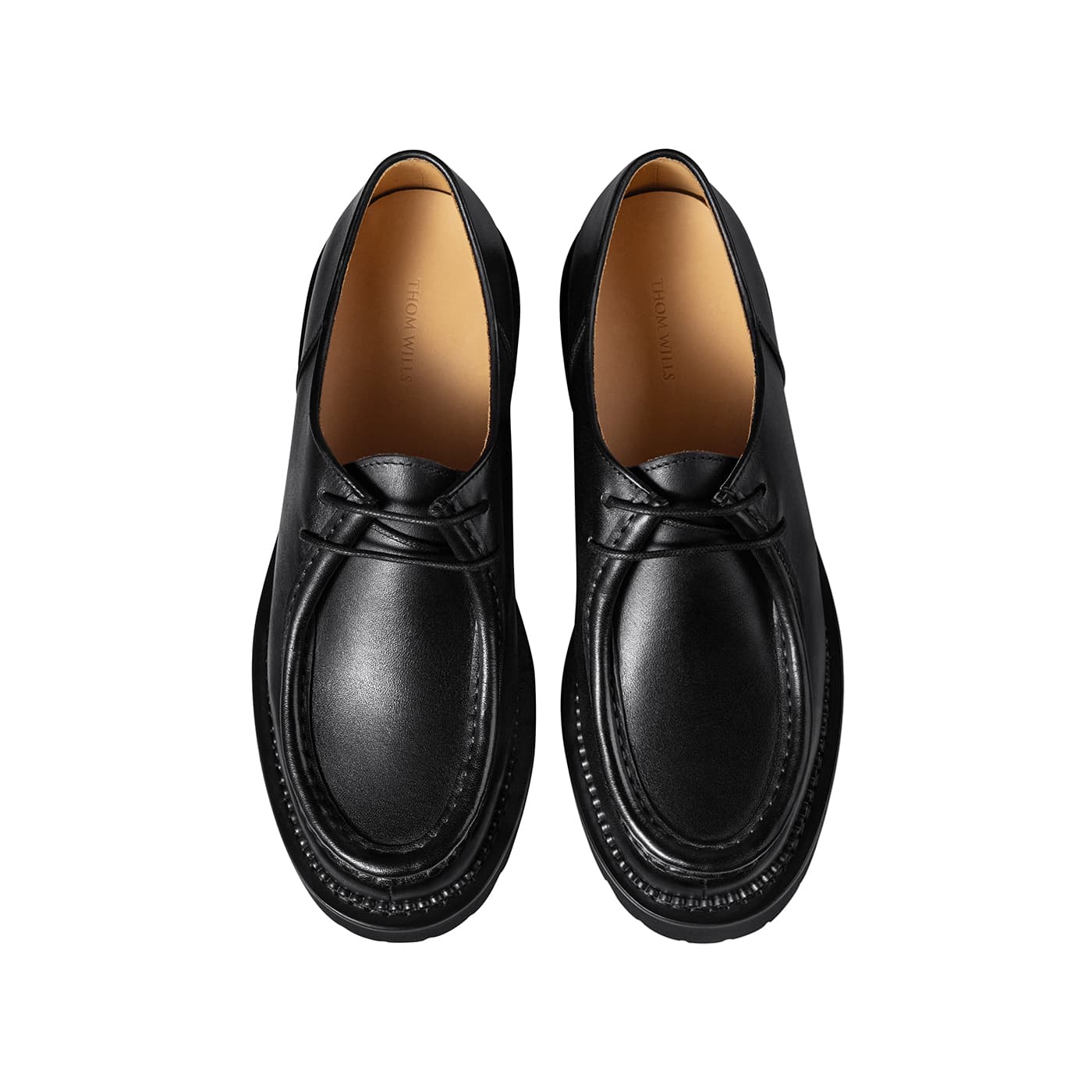 THOM WILLS Vintage British Style KANGAROO Обувь Стиль "Старые деньги" Лицевая коровья кожа Повседневные кожаные туфли - изображение 3