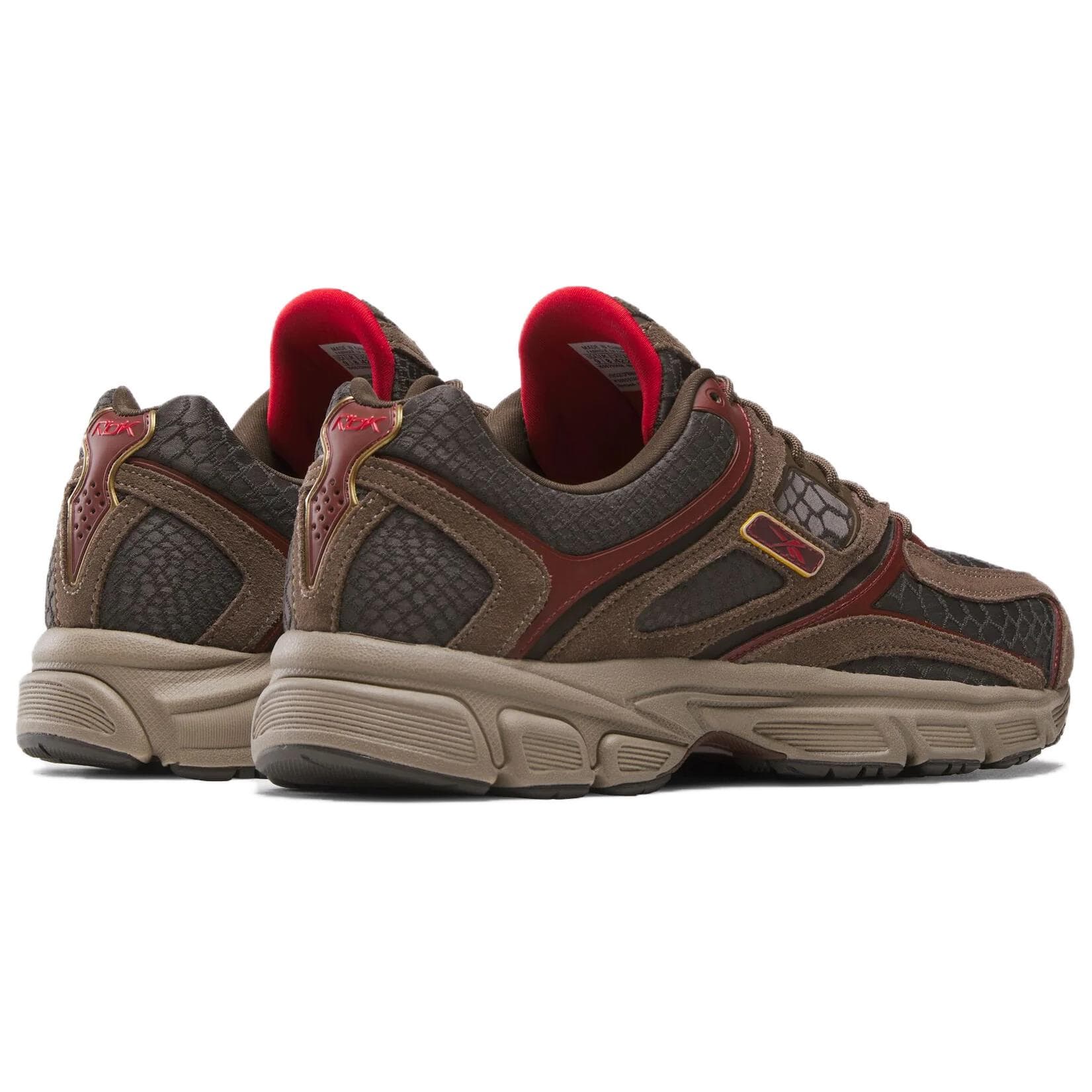 Кроссовки REEBOK PREMIER TRINITY Низкий Топ Повседневная Обувь Унисекс Коричневый - изображение 4